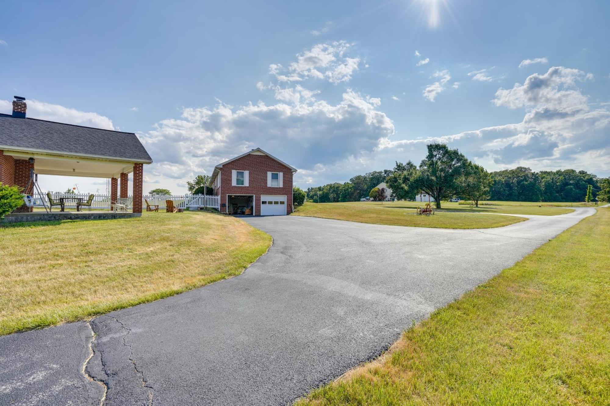 Emmitsburg The Md And Pa Line Retreat Scenic Country Getaway! 아파트 외부 사진